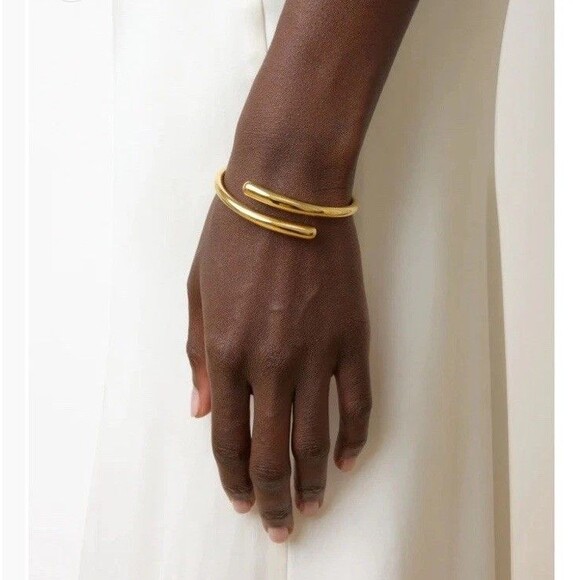 Lie Studio Jewelry - Lie Studio Olga Bracelet Brass Plated 18 Ct Gold NWT/see Details